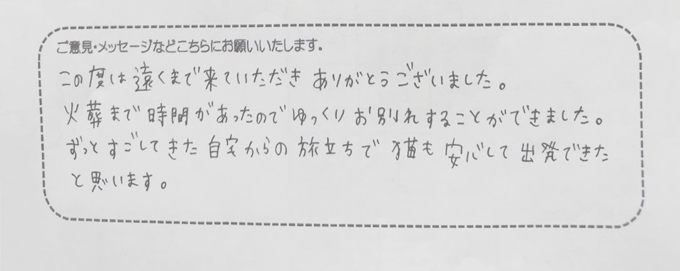 アンケート用紙