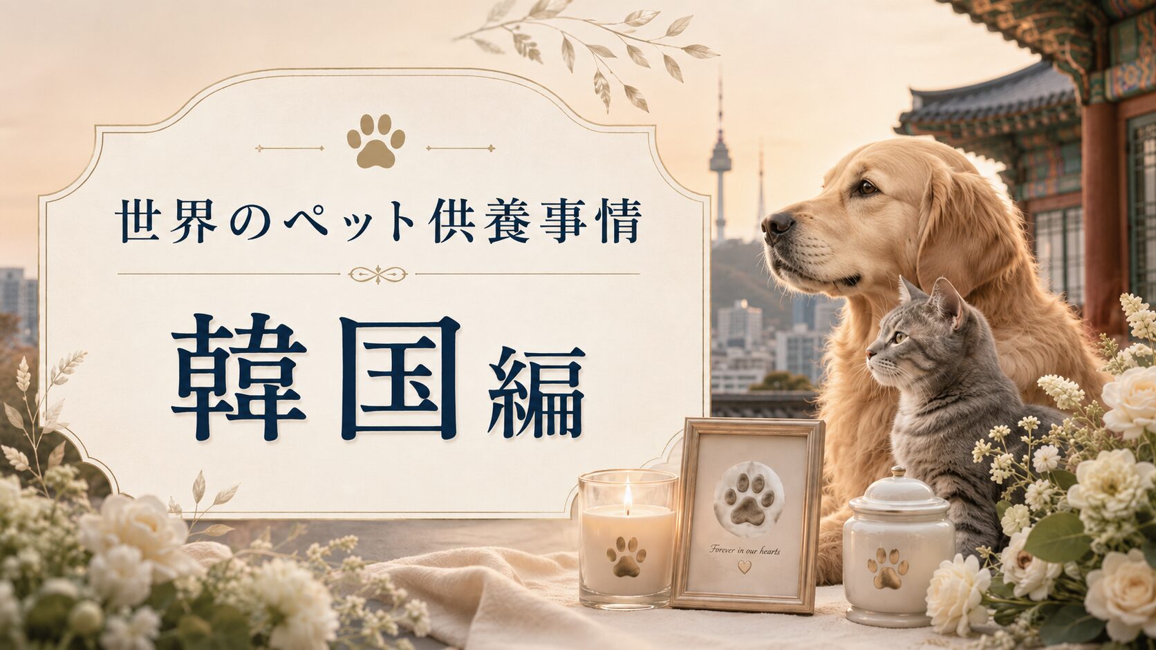 【世界のペット供養事情】🇰🇷《韓国》〜“伴侶動物”として、家族のように見送る文化へ〜